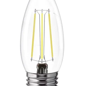 Foco LED Aksi 4W Vela Filamentos Base E12 Luz Cálida