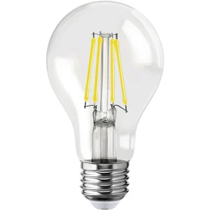 Foco LED Aksi 4W A19 Filamentos E27 Bombilla Traslúcida Azul