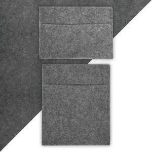 Alfombra de Forro para furgoneta y Bolsillos de almacenamiento Gris Humo