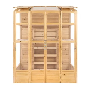 Invernadero de Madera Estilo Victoriano - Natural