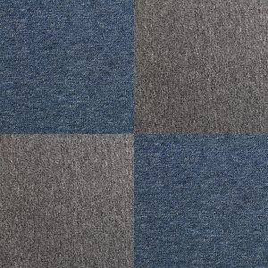 Losetas de Moqueta Azul Oscuro y Antracita 2 Pack de 20 Losetas 10m2