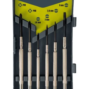 Juego de 6 Desarmadores de Precisión