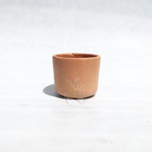 Maceta de Barro Cilíndrica Pequeña