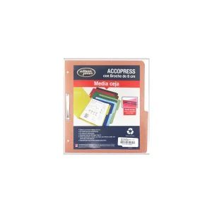 Carpeta Wilson Jones pressboard broche sin percalina carta con 10 pzs