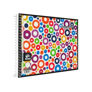 CUADERNO FORMA ITALIANA ESTRELLA STARKID 168 ESPIRAL 100 HOJAS