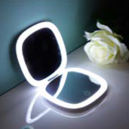 Espejo de viaje – X5 Aumentos – Luz LED