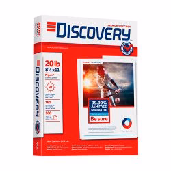 Papel bond Discovery carta 97 % blancura paquete con 500 hojas 75 g