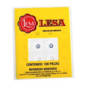 REFUERZOS VINIL PARA CARPETA PAQUETE CON 100 PZS