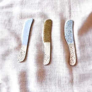 Cuchillo untador ceramica artesanal