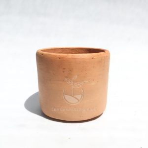 Maceta de Barro Cilíndrica Grande
