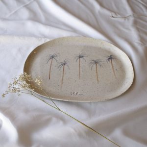 Fuente Ceramica Ovalada Oasis XXL