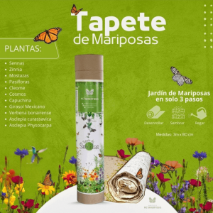 Tapete de Semillas Jardín de Mariposas