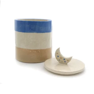 Tarro multiusos Ceramica Media Luna Grande Multicolor